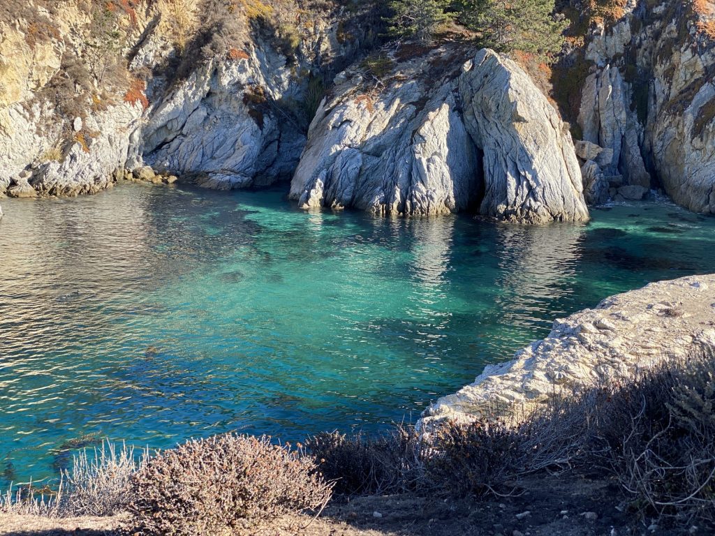 Point Lobos emerald see and rocks