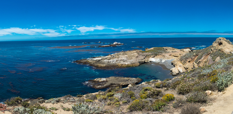 Sea Lion Point Trail emerald sea view