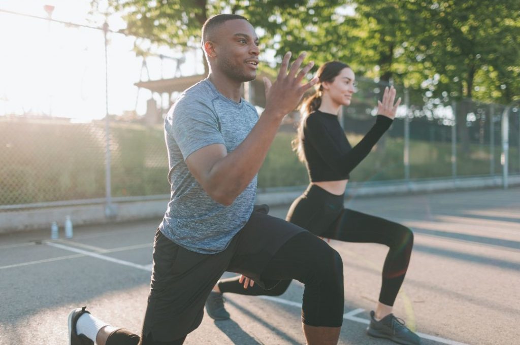 couple 4-minute Tabata workout