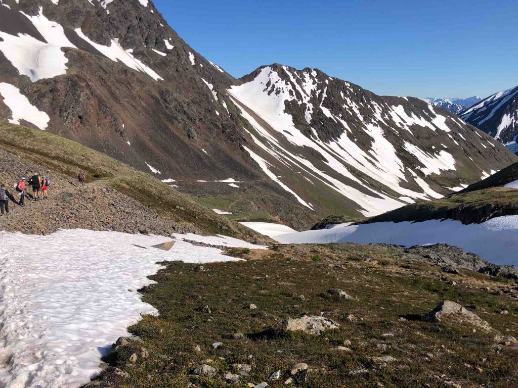 Crow pass trailhead