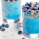 Blue spirulina smoothies