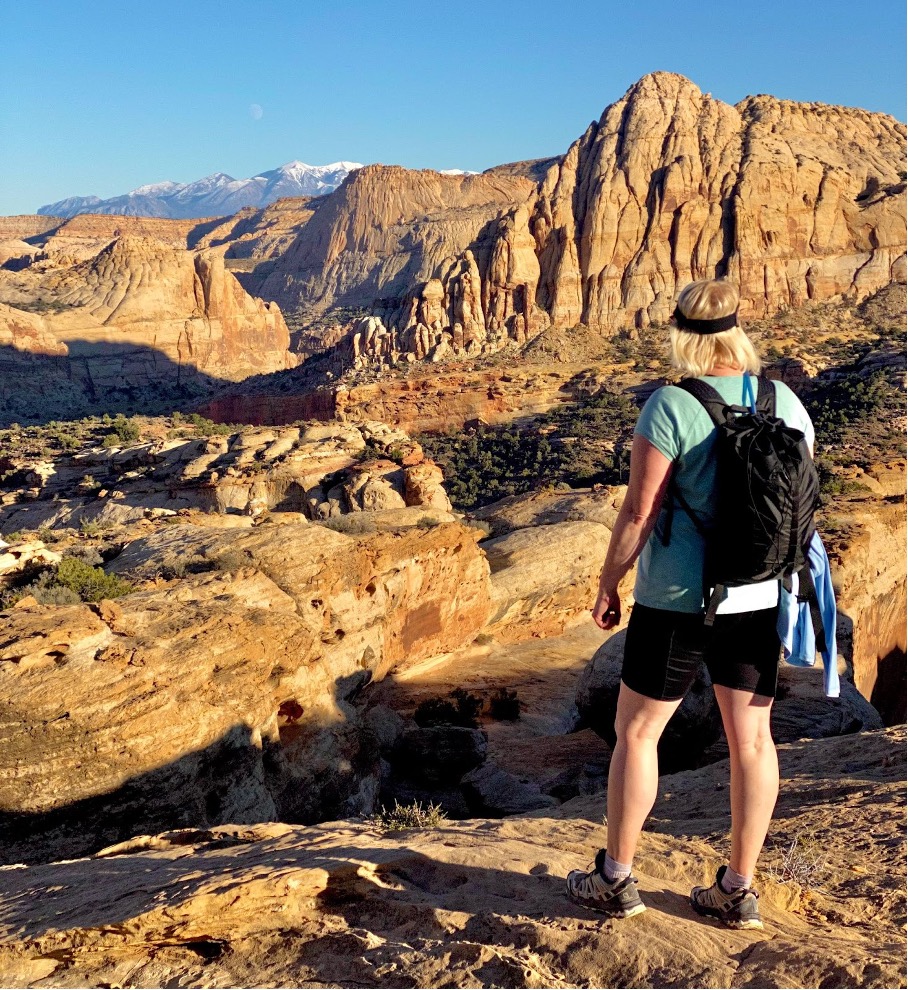 Utah national parks: Rim Overlook view