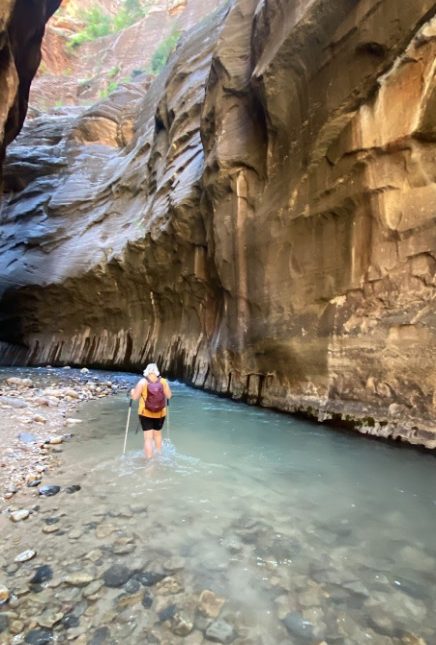 Utah’s National Parks: Zion Narrows magical hike hike along the paved Riverside Walk