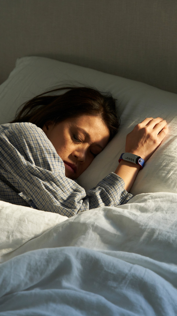 Gema records every moment throughout your night, offering you an overview of your sleep quality.