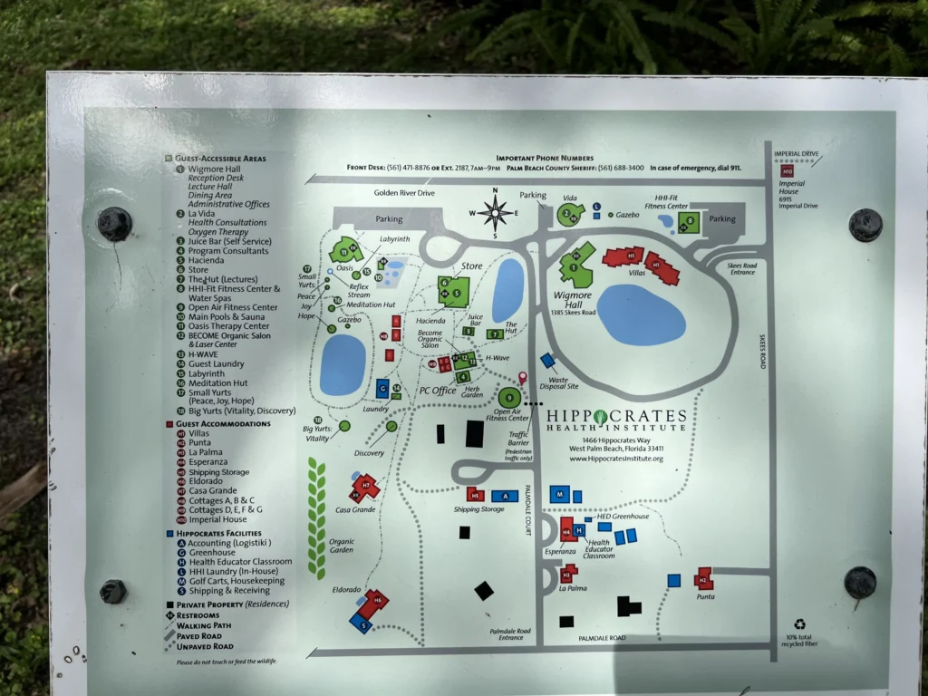 Hippocrates wellness center map