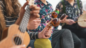 people playing music