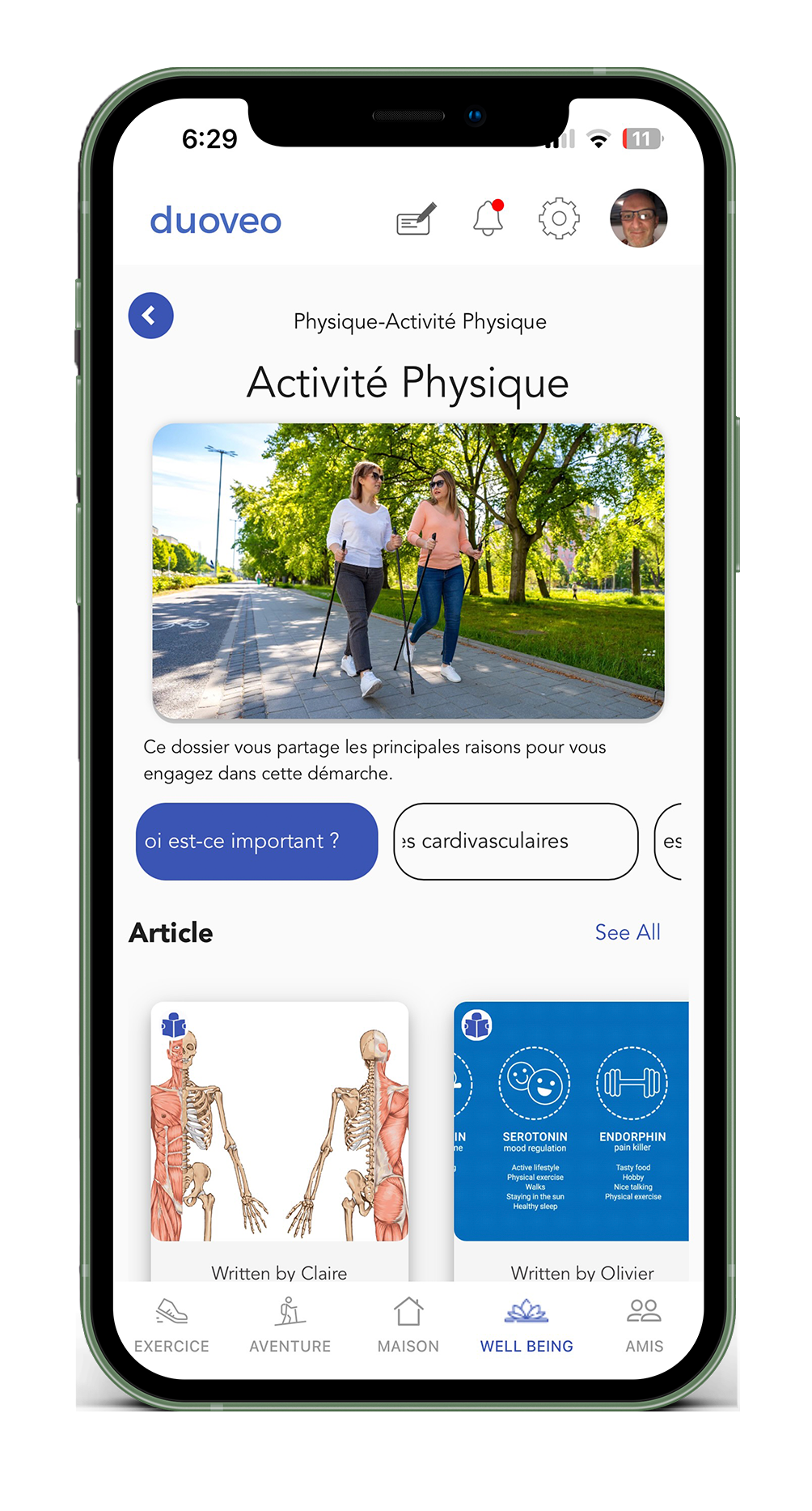 Physical Activities      Discover our contents, articles, posts, Q&A, videos, audio and trainings.