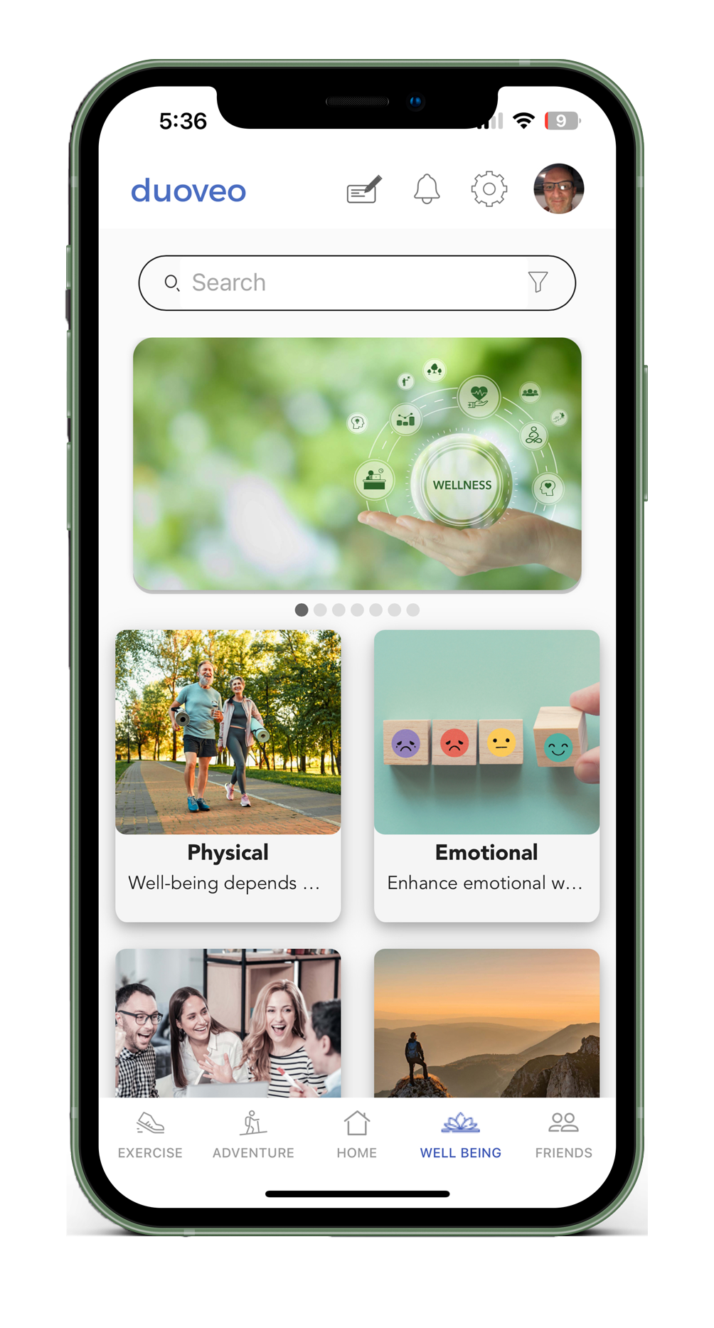 Wellness contents      Discover our entire wellness contents